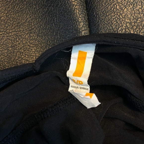 LUCY Black Blouson Gym Yoga Tank Top Shirt V-Neck - Picture 2 of 8